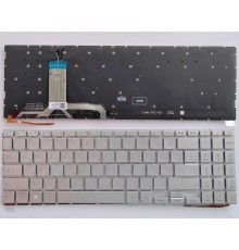 Клавиатура Asus VivoBook X1502 X1503 X1504 X1505 X1602 X1605 M1502 M1505 M1603 M1605 RU с подсветкой серебристая