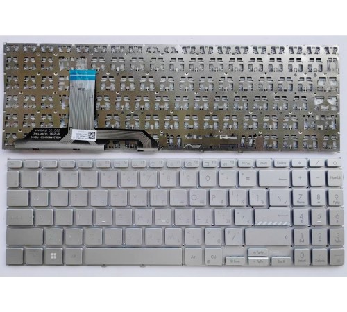 Клавиатура Asus VivoBook X1502 X1503 X1504 X1505 X1602 X1605 M1502 M1505 M1603 M1605 RU Без подсветки серебристая