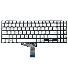 Клавиатура для ноутбука Asus VivoBook X515, M515, D515 — серебристая, RU раскладка