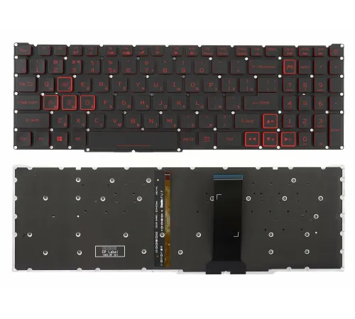 Клавиатура для ноутбука Acer Nitro 5 AN515-54 AN515-55 с подсветкой