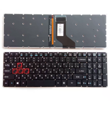 Клавиатура для Acer Aspire VN7-593G, VN7-571G (RU, с подсветкой)