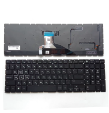 Клавиатура для ноутбука HP Omen 15-DC, 15-DH (L32774-251) - с подсветкой белая RU