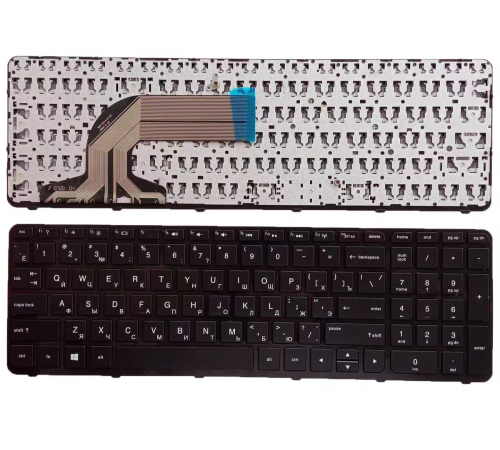 Клавиатура для ноутбука HP Pavilion 15-E, 15-N, 15-G, 15-R, 15-S — RU, с рамкой