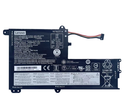 Аккумулятор Lenovo L15L2PB1 / L15L3PB1 / L15L3PB0 / L15C3PB1 / L15C3PB0 11.25V 4535mAh (51Wh)
