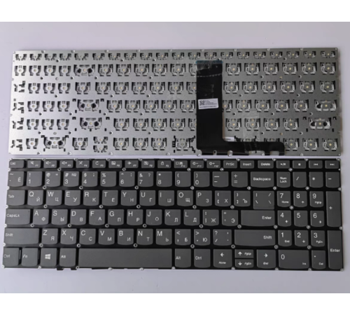 Клавиатура для ноутбука Lenovo V130-15, V330-15, 330S-15, 3-15, S340-15, без кнопки включения, Серая, RU Клавиатура для ноутбука Lenovo V130-15, V330-15, 330S-15, 3-15, S340-15, без кнопки включения, Серая, RU
