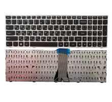Клавиатура для ноутбука Lenovo IdeaPad G50-70 RU (серебристая)